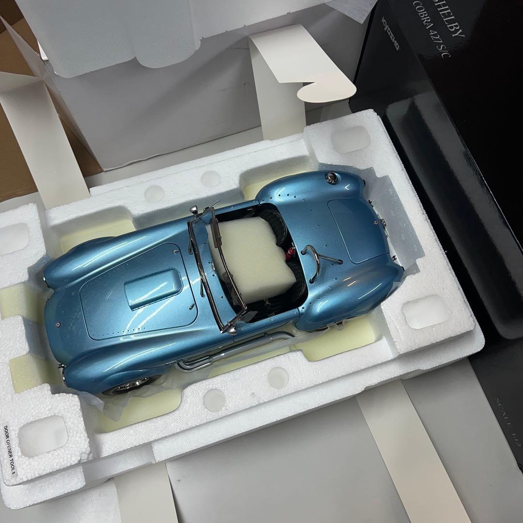 京商　シェルビー コブラ　427 S/C Viking Blue 1/12