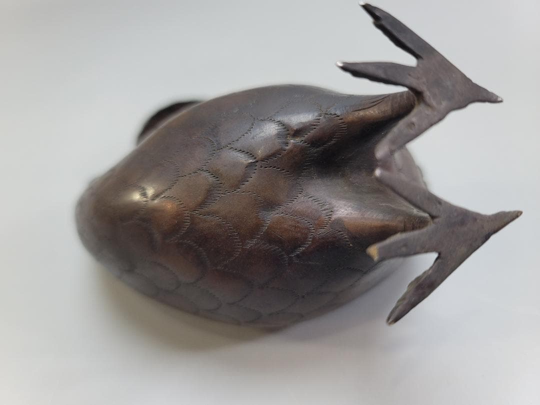 古銅 鶉 時代 香炉 DT511