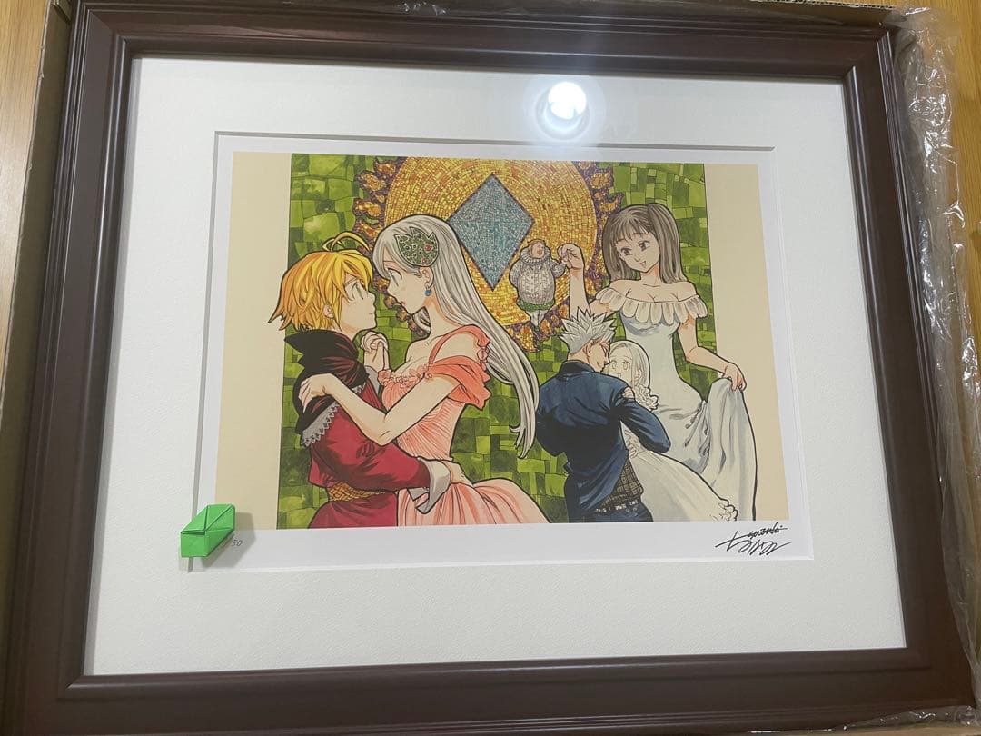 【直筆サイン】七つの大罪　原画展　オリジナル　版画　複製原画　鈴木央　ペア