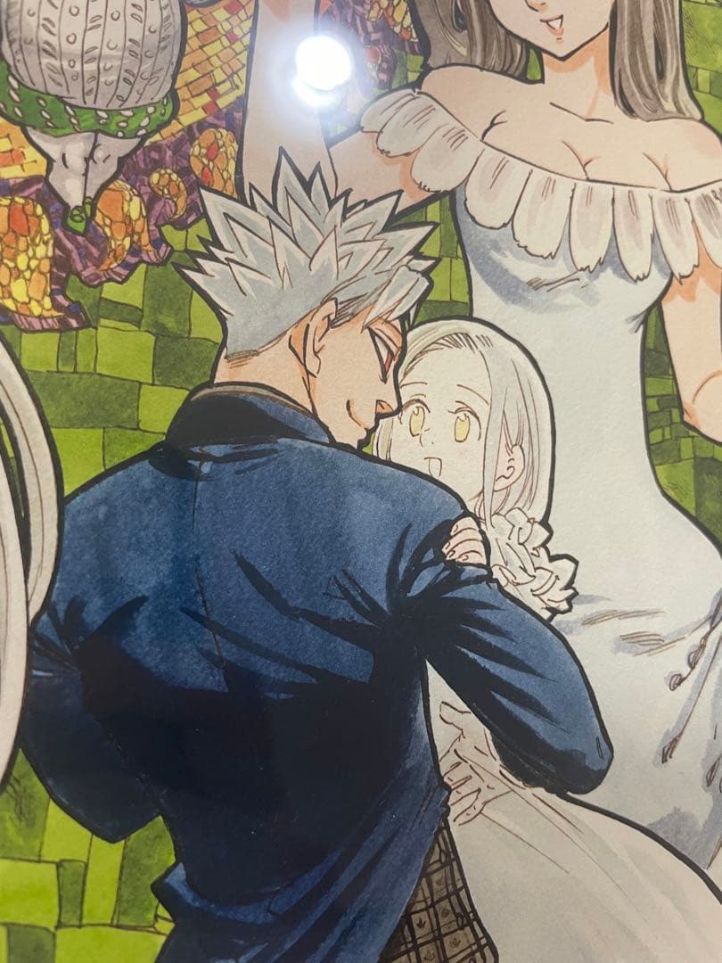 【直筆サイン】七つの大罪　原画展　オリジナル　版画　複製原画　鈴木央　ペア