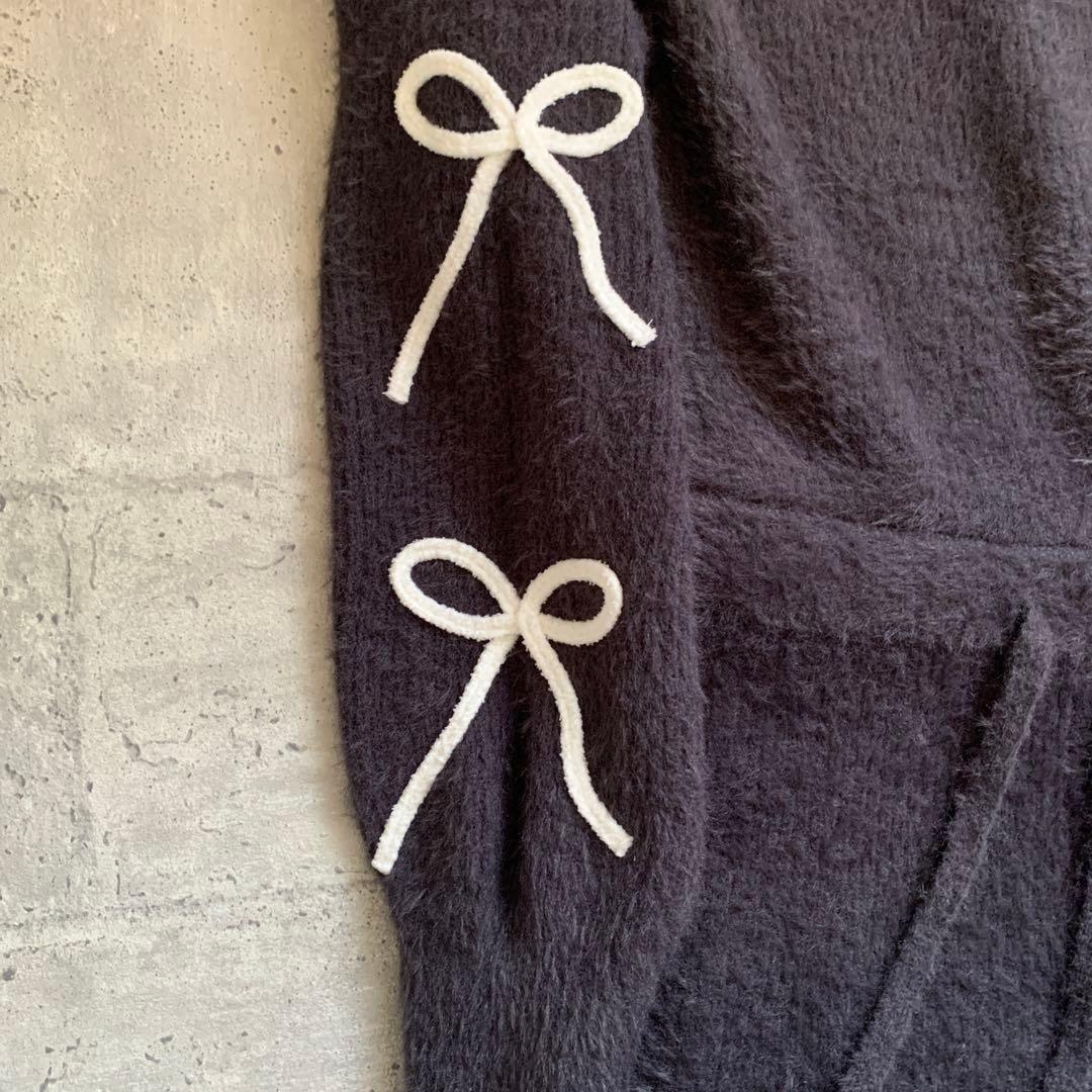 【新品】ジェラピケ gelato piqueリボンフェザーロンパース リボン