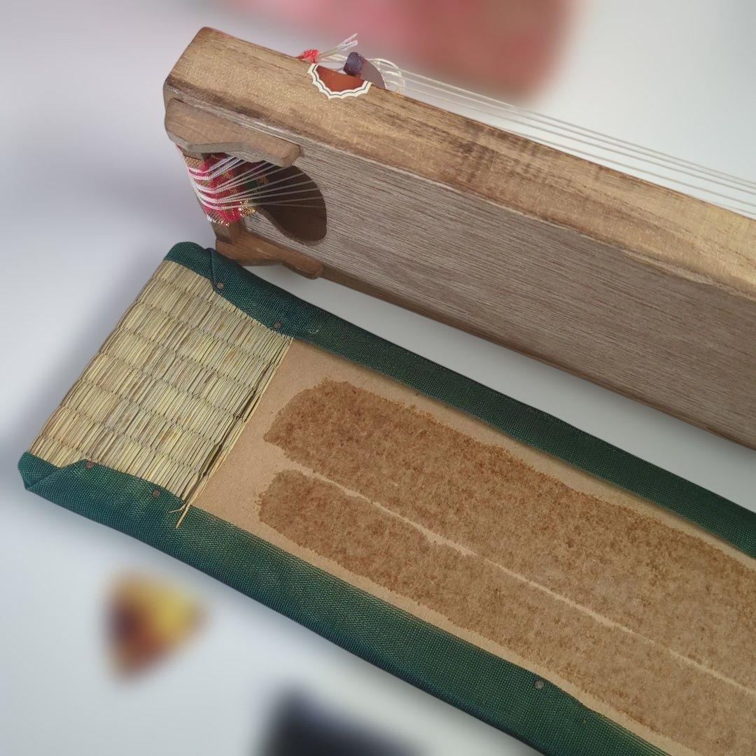 琴★ミニ琴★演奏可能★伝統的★ピック付き★箱付き★自宅保管品