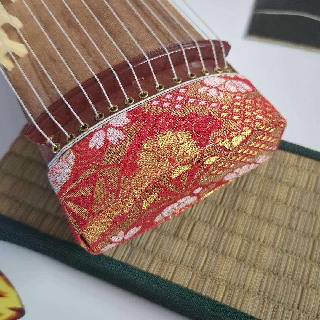 琴★ミニ琴★演奏可能★伝統的★ピック付き★箱付き★自宅保管品