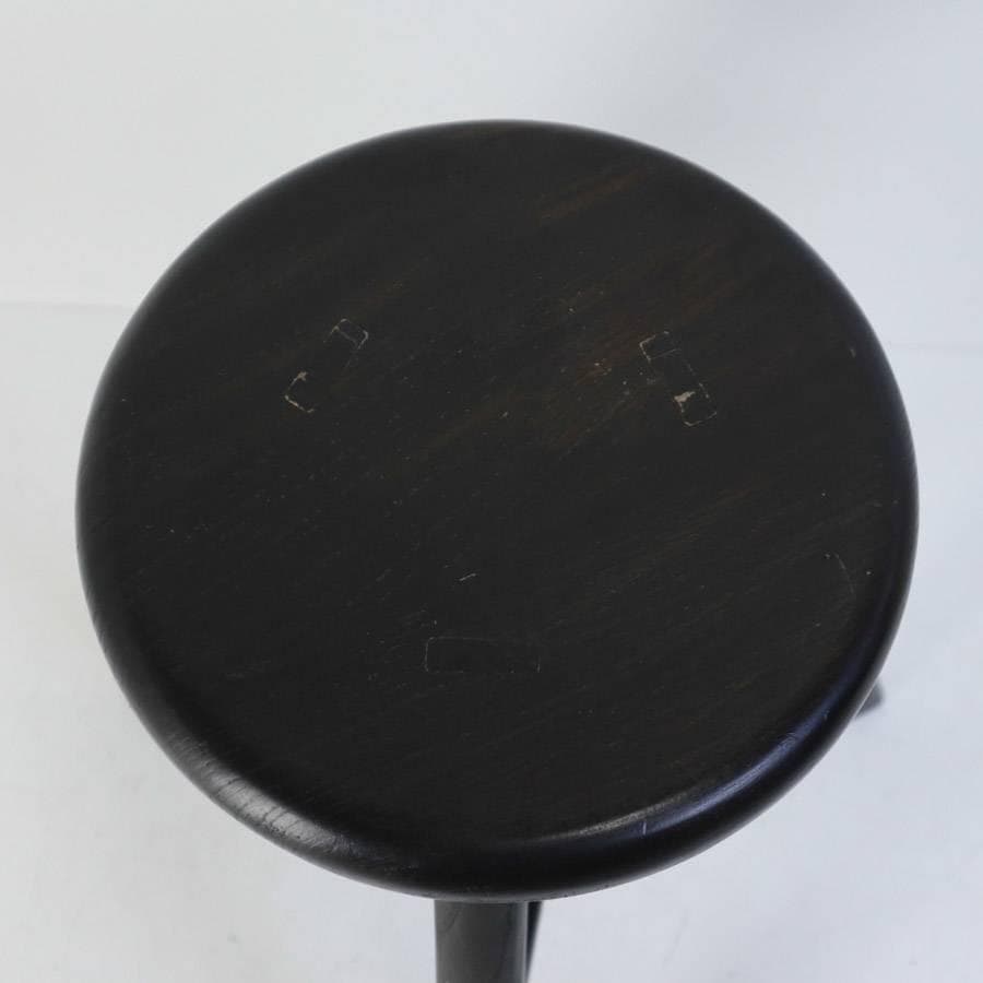 ZARA  ザラホーム 木製ラウンドスツール H50cm 3本脚