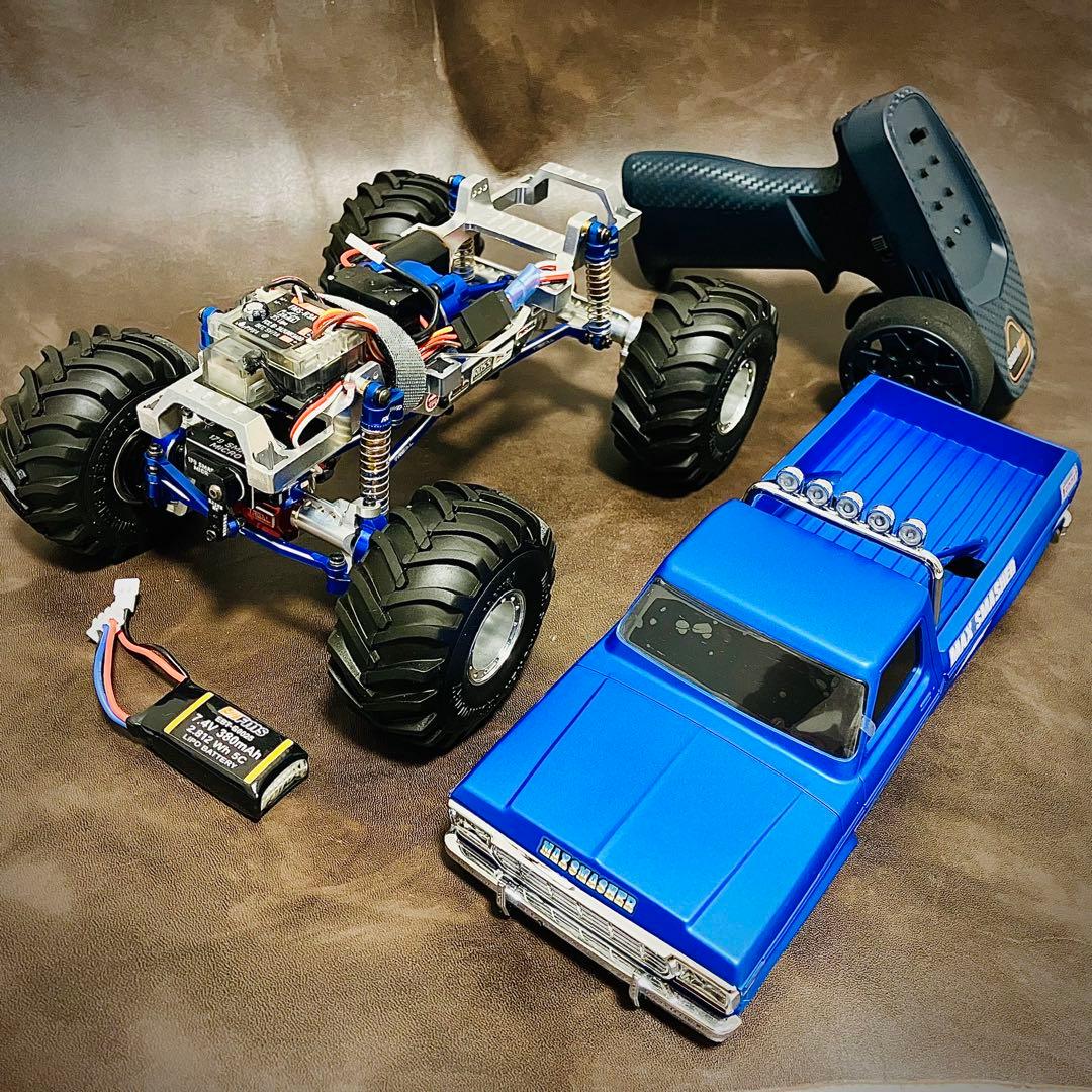 【FMS】 fcx24 スマッシャー カスタム　メタルパーツ多数　1/24 RC