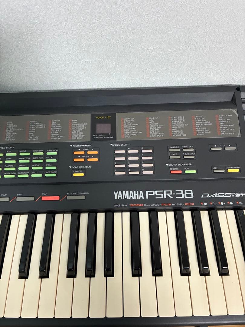 YAMAHA ヤマハ キーボード PSR-38 スタンド付き