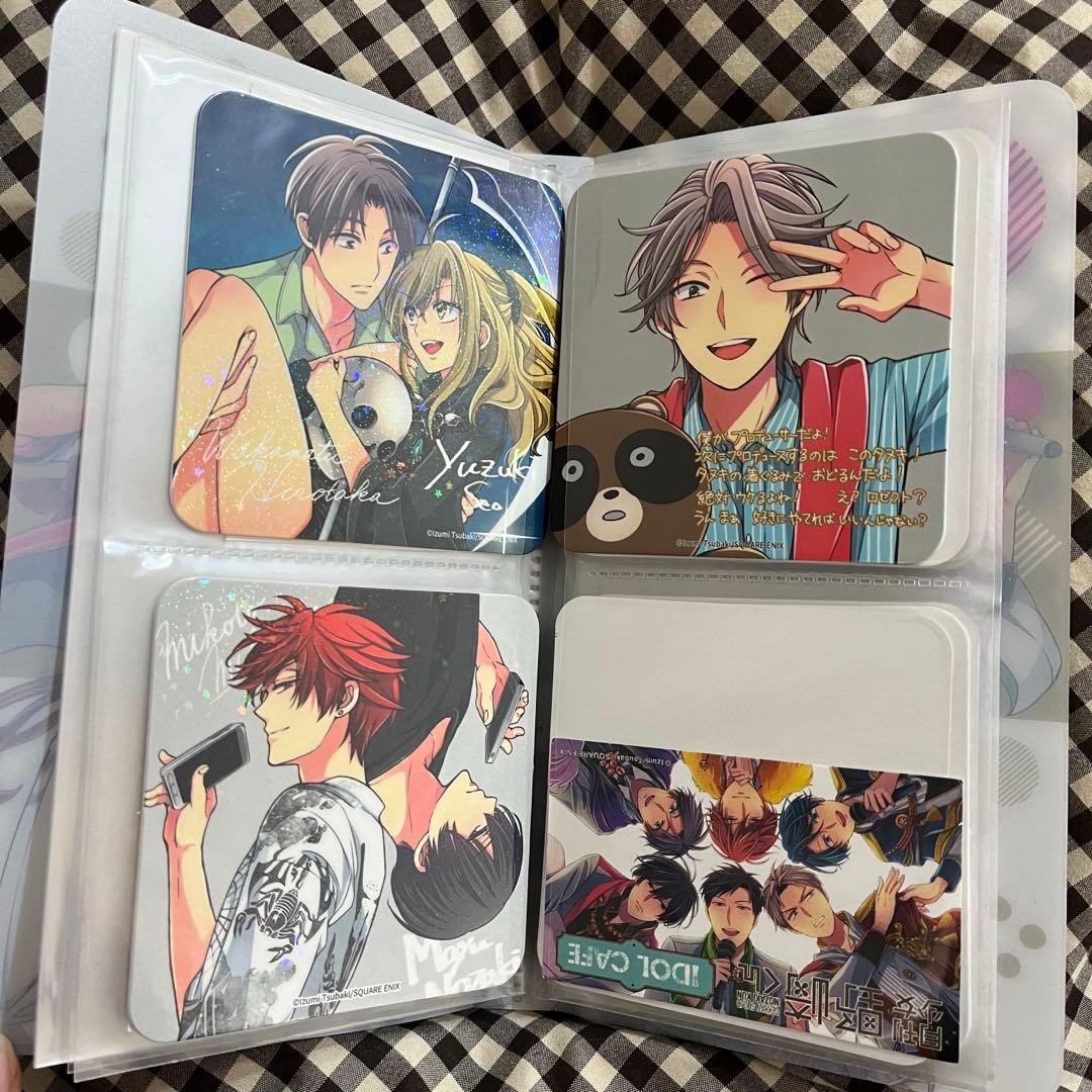 月刊少女野崎くん アイドルカフェ コースター ファイル スタンプカード ほか