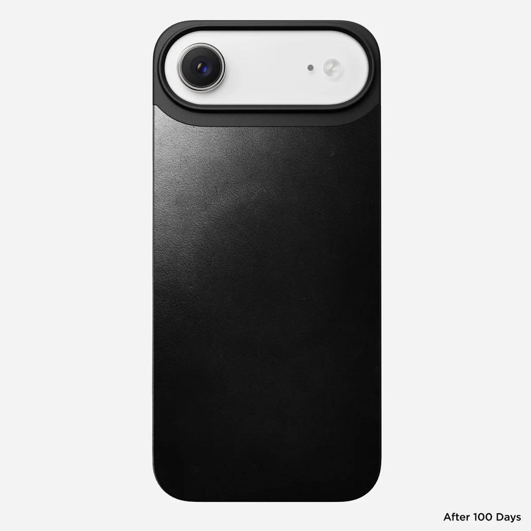 NOMAD MagneticLeatherBack iPhoneAir ブラック