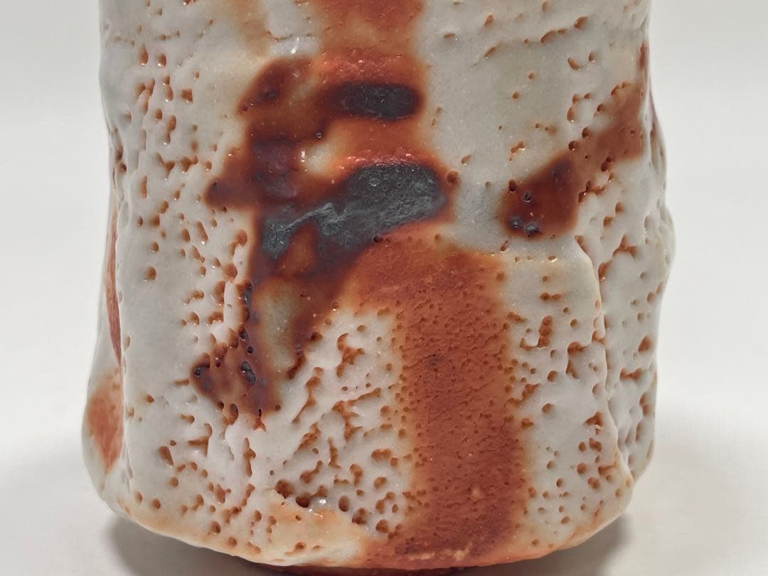 【和食器】 林正太郎　『絵志野湯呑』 共箱　酒器、酒盃