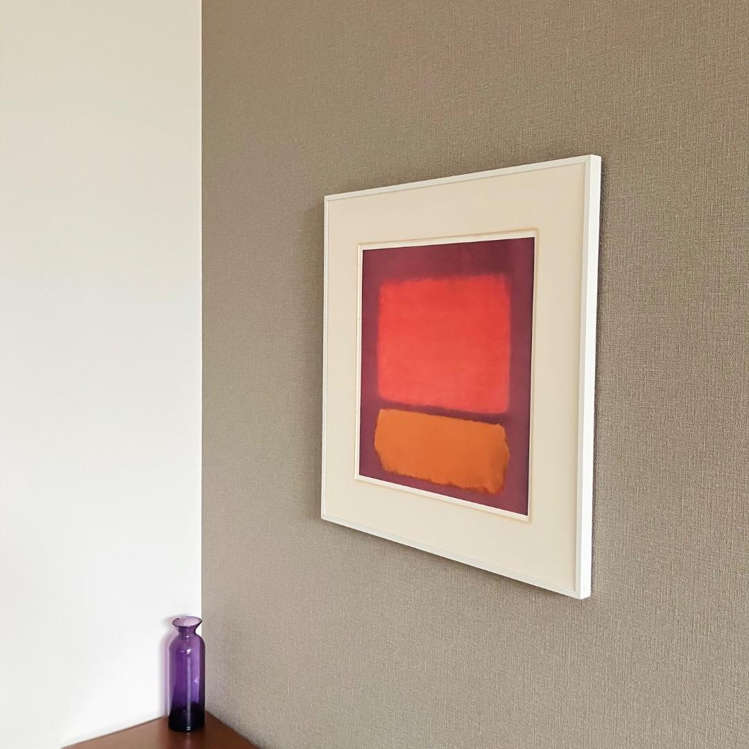 ②額装 マーク・ロスコ 「Untitled,1962」シルクスクリーン 1990