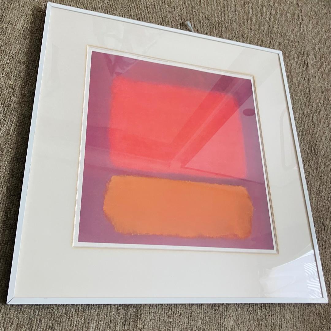 ②額装 マーク・ロスコ 「Untitled,1962」シルクスクリーン 1990