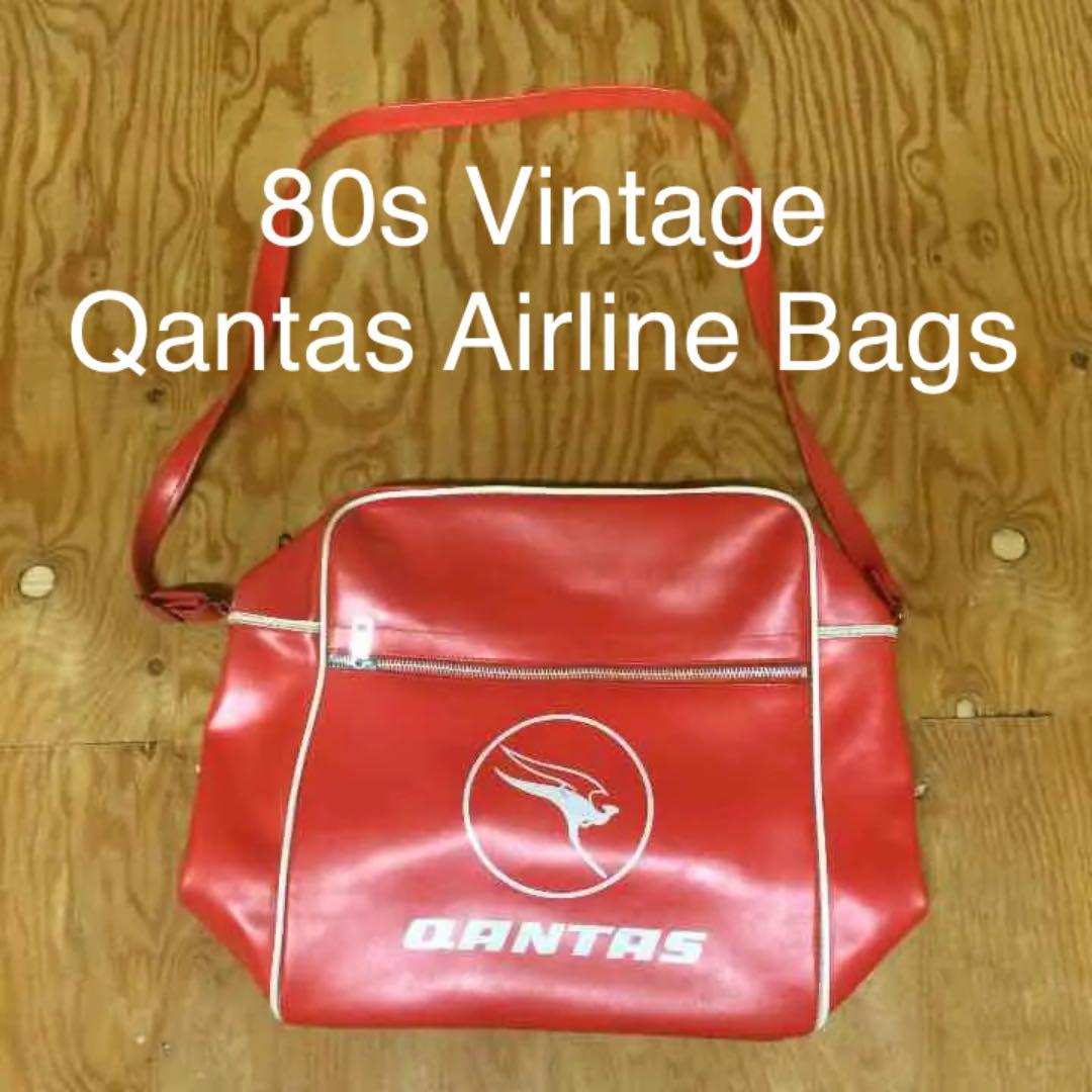 ビンテージ エアラインバック カンタス 1980年
