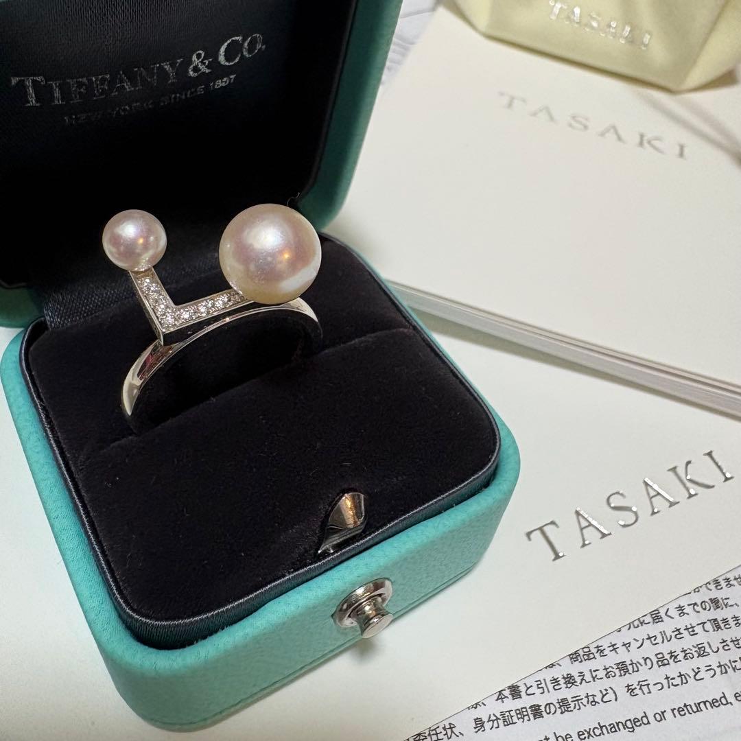 TASAKI バランスノート⭐︎パヴェパールリング　13号　ほぼ新品です