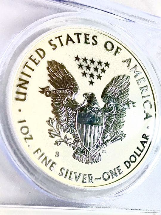 【PCGS最高鑑定】2012 イーグル銀貨