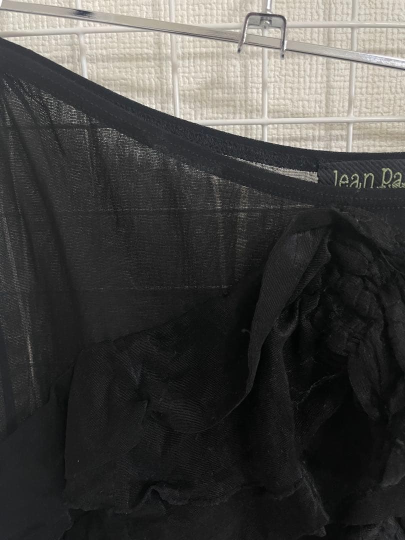 Jean Paul GAULTIER FEMME フリル スカート ブラック