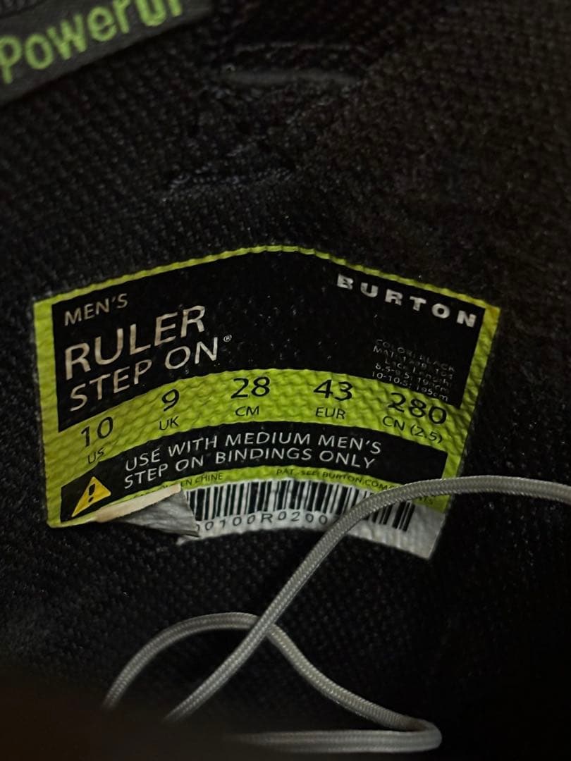 Burton Step On セットReFlex/Ruler 28cm