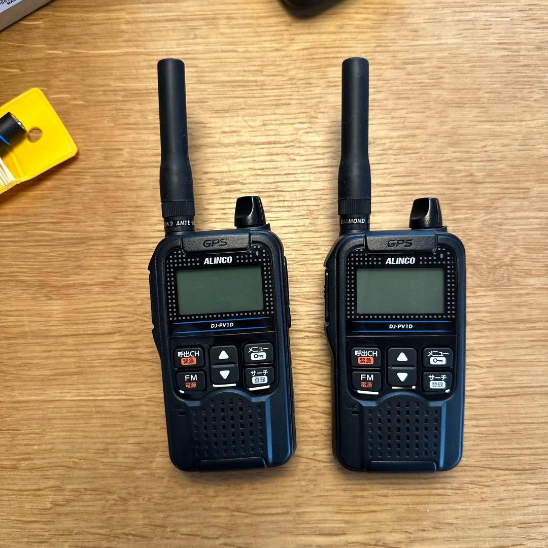[美品]デジタルコミュニティ無線⭐︎ALINCO DJ-PV10 2台セット