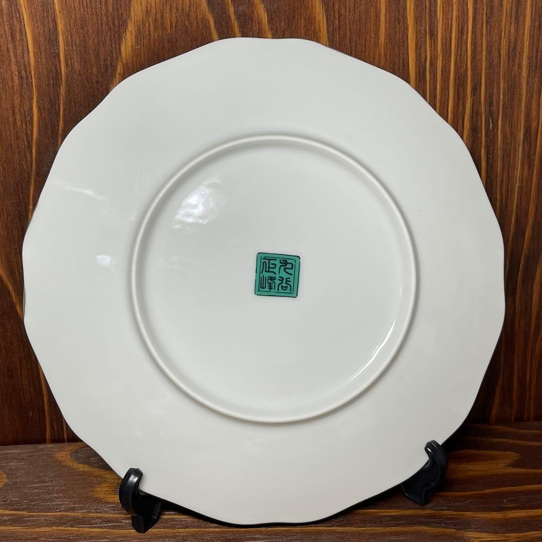 新品◆5枚セット◆単品可【九谷焼】6号 丸皿 18cm 吉田屋