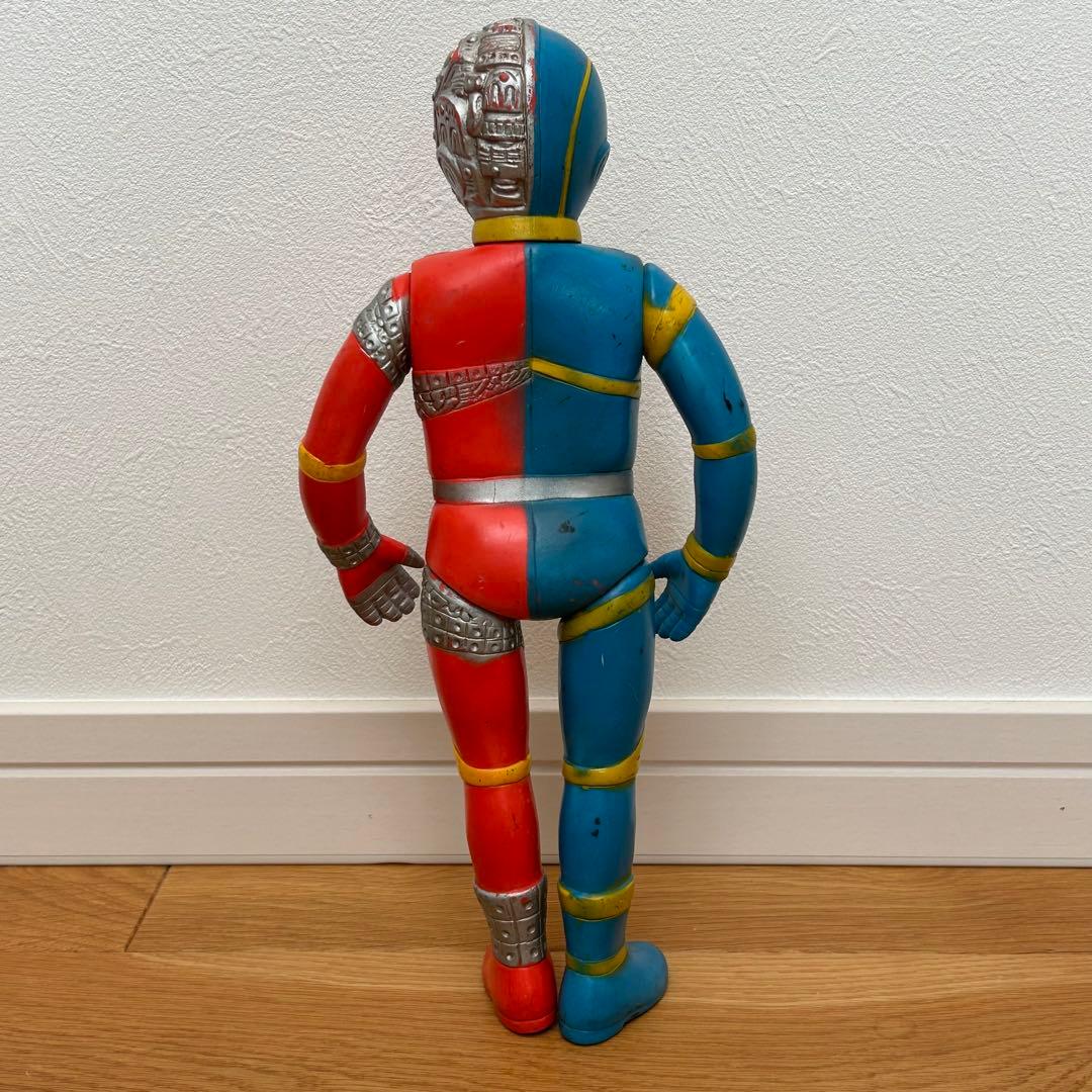 当時物　タカトク　人造人間キカイダー　ソフビ　約28cm　ソフビ