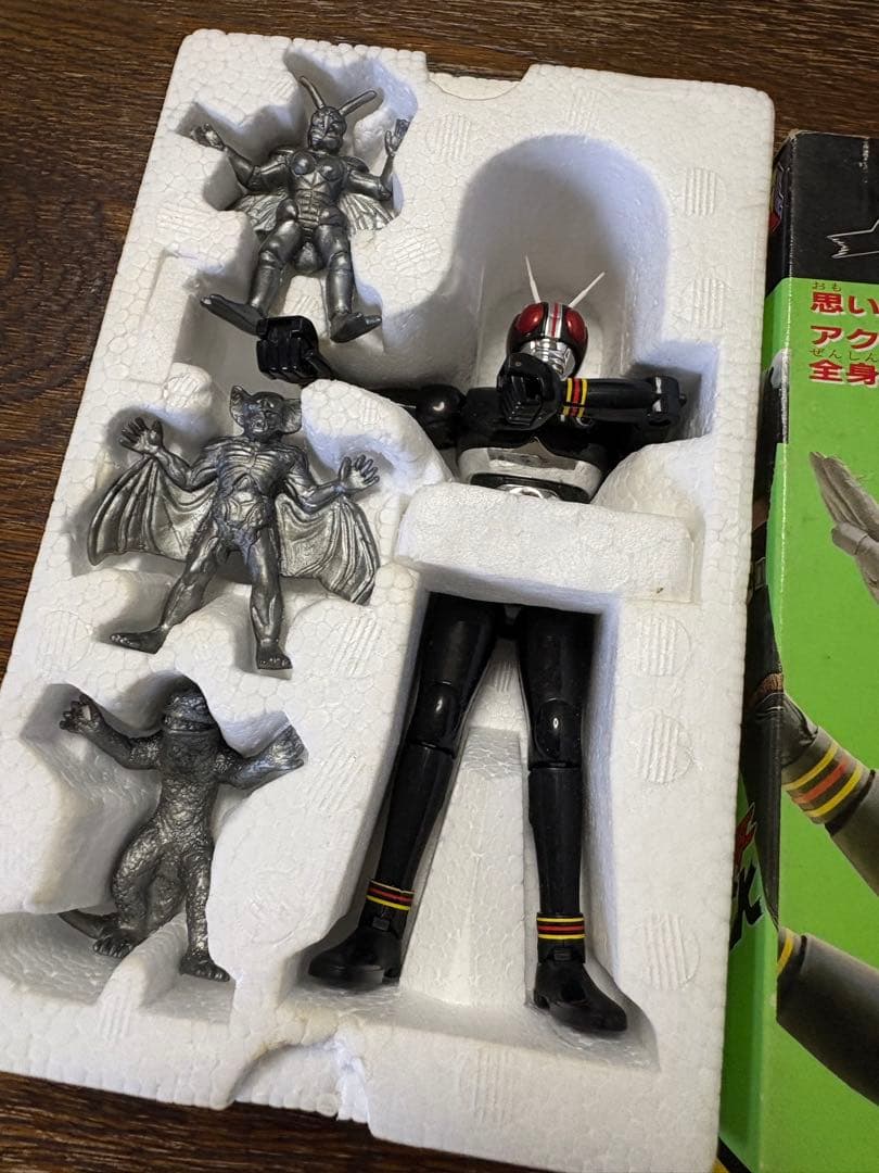 仮面ライダーブラック フィギュアセット 1987年製