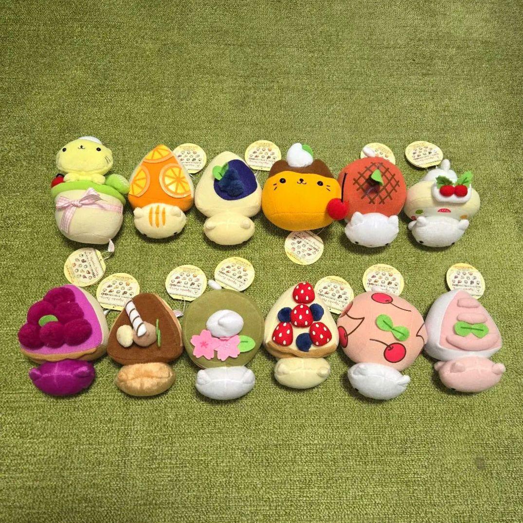 新品☆にゃんにゃんにゃんこ にゃんこパーティー ぬいぐるみ 12ヶ月 ⑫点