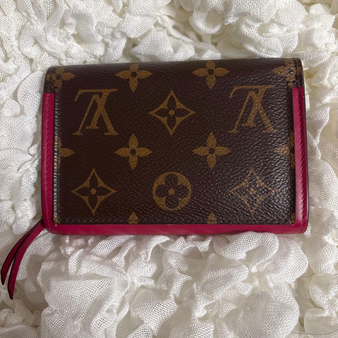 ＊ルイ・ヴィトン財布 モノグラム ポルトフォイユフロール