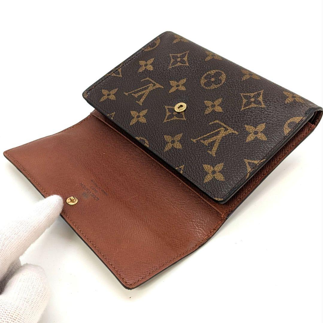 ルイヴィトン モノグラム エテュイ パピエ 三つ折り財布 パスケース B29