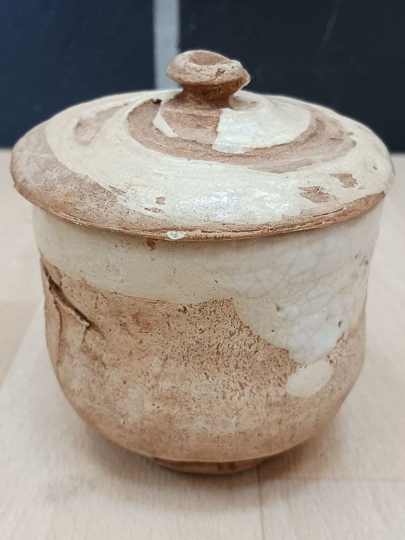 水月焼　 蟹　蓋付茶碗　湯呑　 蟹細工　 茶器　在銘