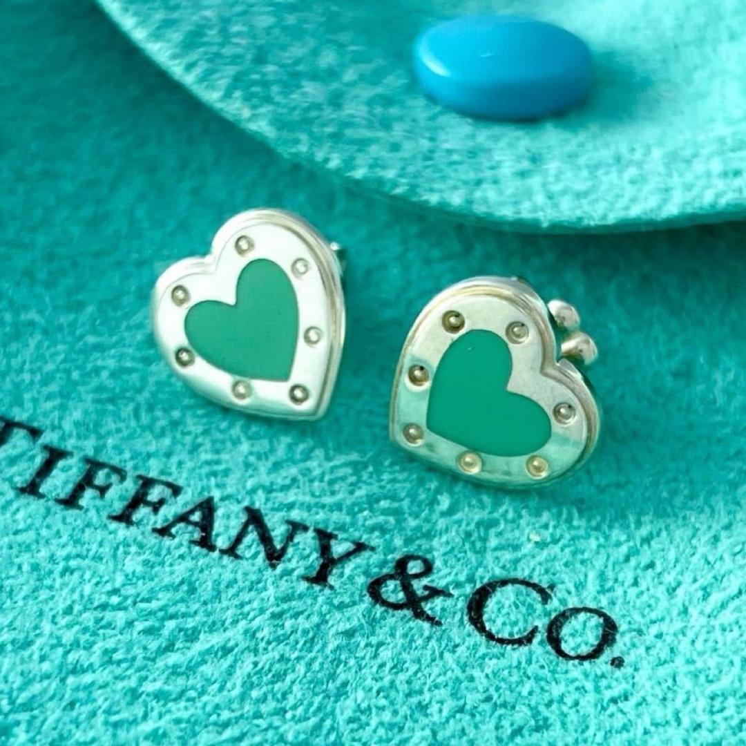 ティファニー 現行 リターントゥ ブルー ハート ピアス ラブ PF5fe