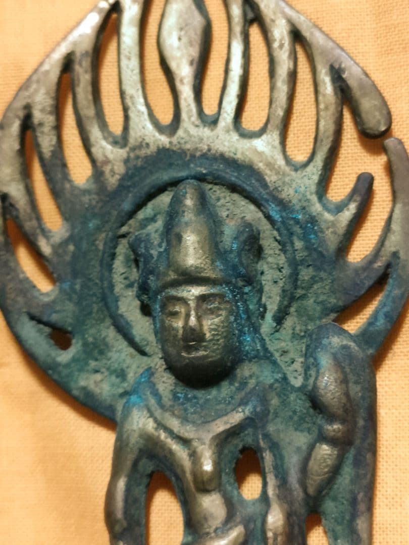 観音立像　古銅　統一新羅　北魏　朝鮮美術　中国美術　骨董アンティーク