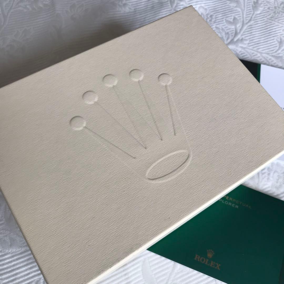 美品ROLEX 時計ケース緑色レザーケース　ショッパーカタログ