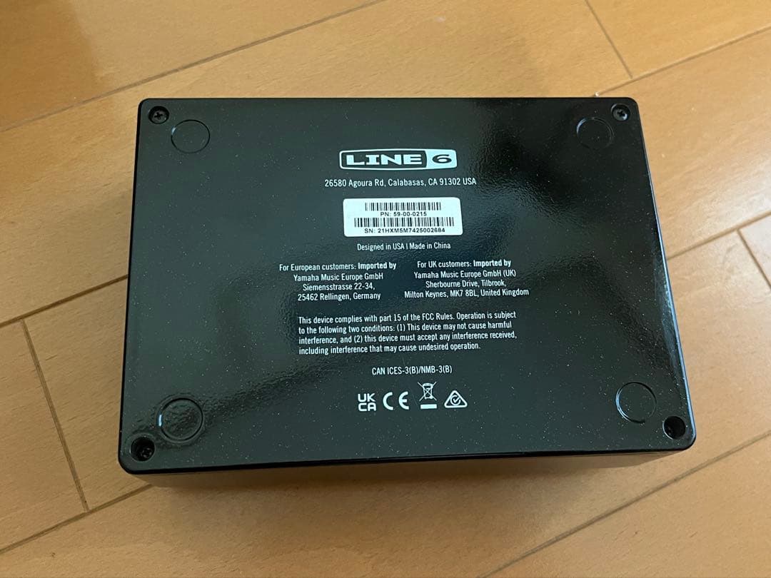 LINE6 HX stomp ギター・ベース兼用マルチエフェクター