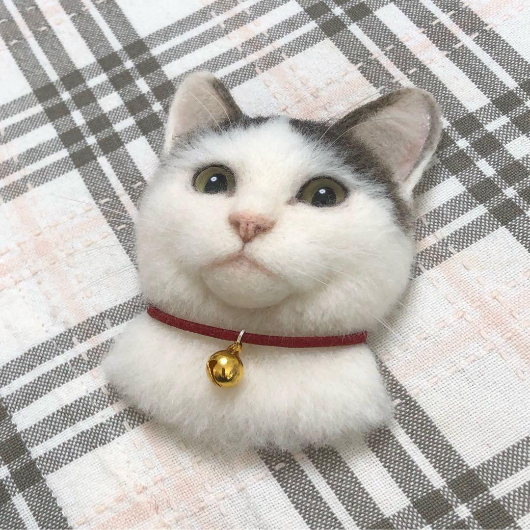 羊毛フェルト 猫 ハンドメイド ミリ