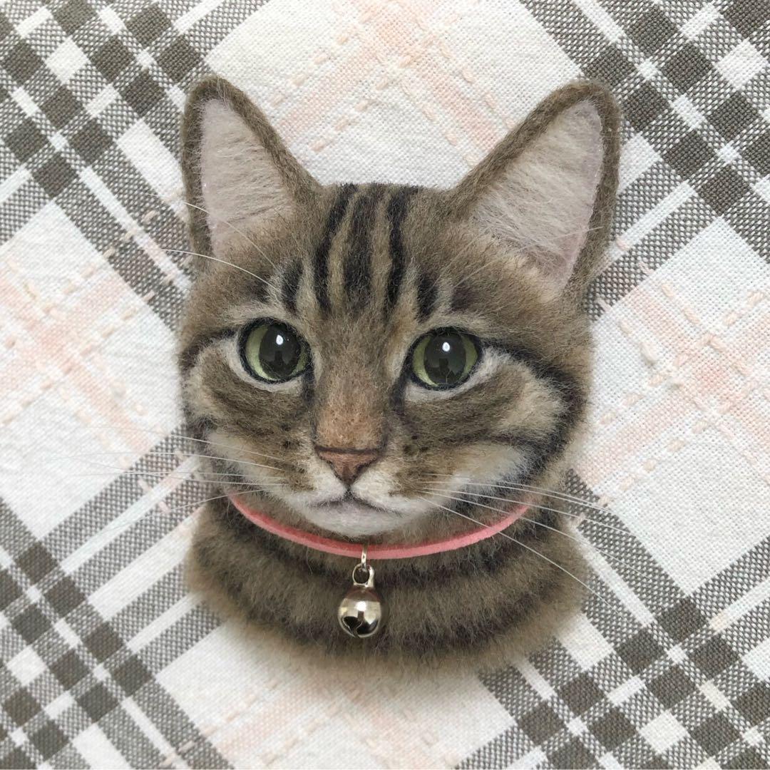 羊毛フェルト 猫 ハンドメイド ミリ