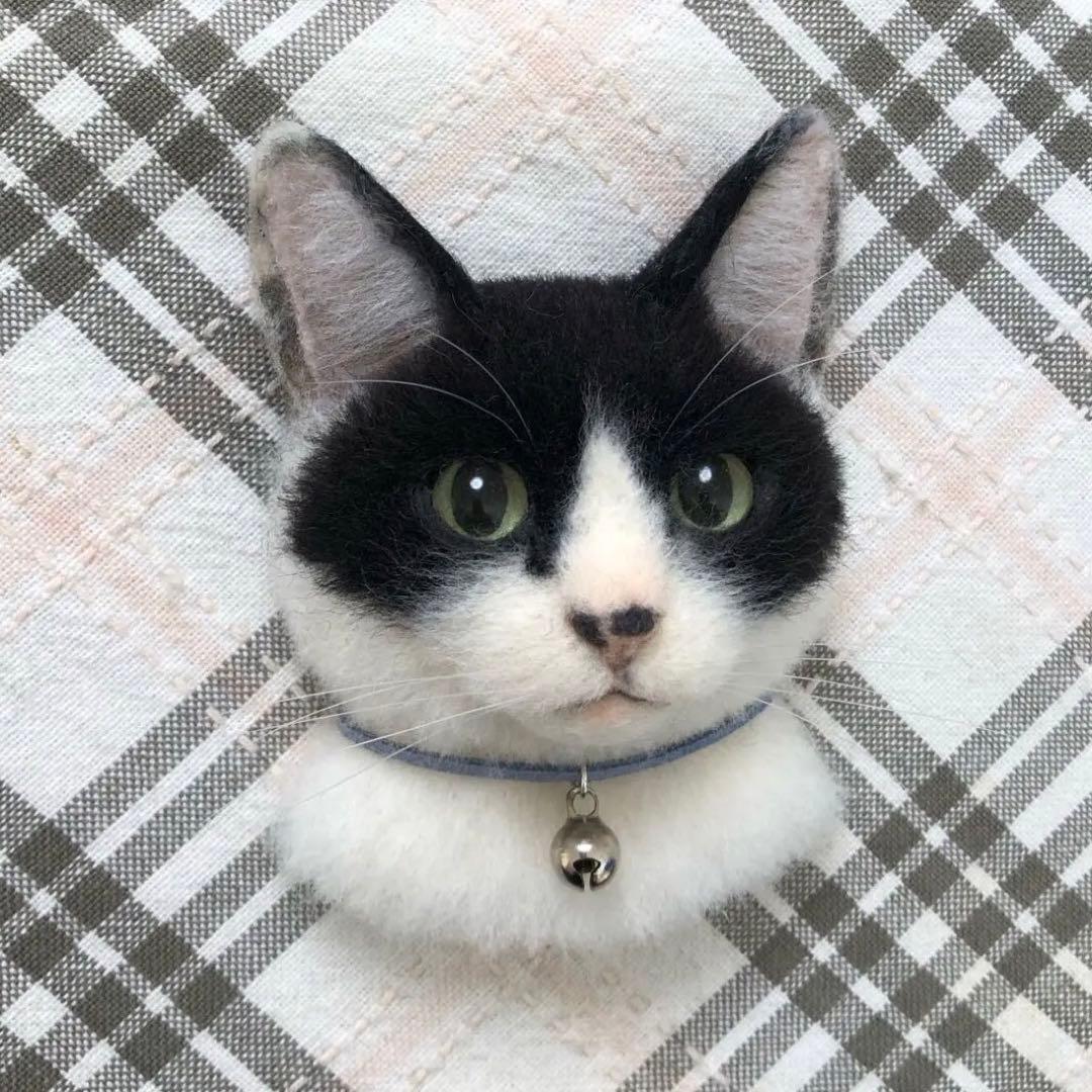 羊毛フェルト 猫 ハンドメイド ミリ