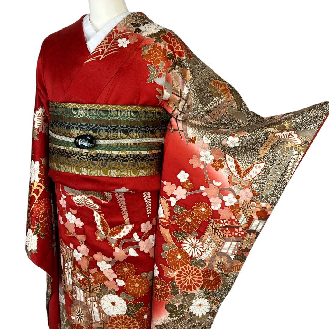 振袖　振り袖　正絹　単品