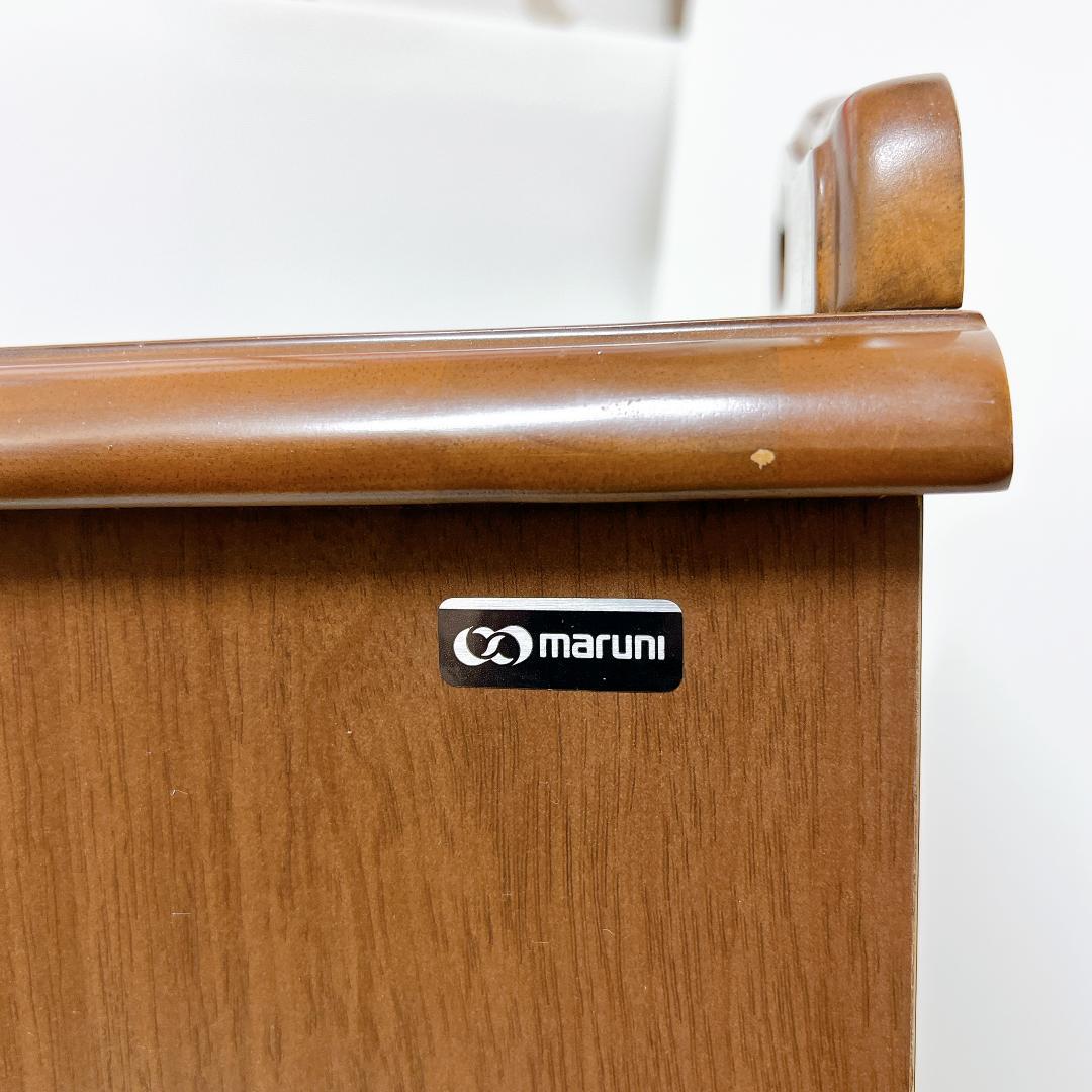 【美品✨送料無料】maruni 電話台 花台 木製 収納家具 チェスト