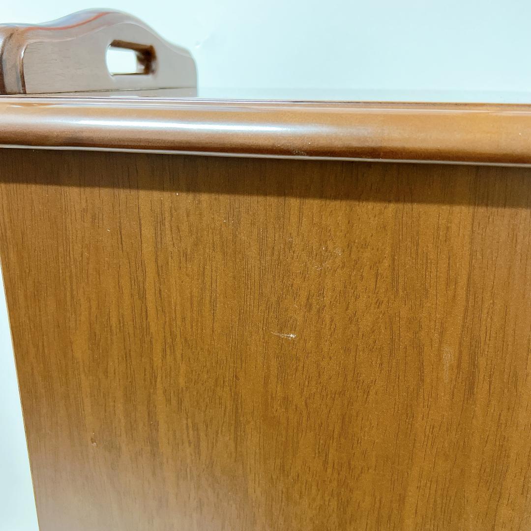 【美品✨送料無料】maruni 電話台 花台 木製 収納家具 チェスト