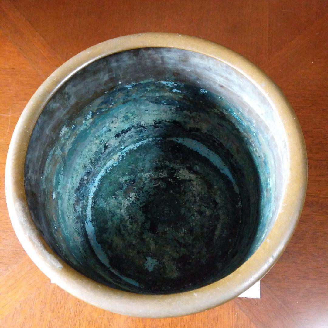 銅製　火鉢　昭和初期　アンティーク　骨董品　昭和レトロ