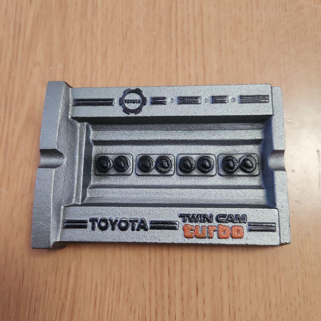 【未使用品】旧車トヨタ純正ノベルティ ヘッドカバー 灰皿 小物入れ