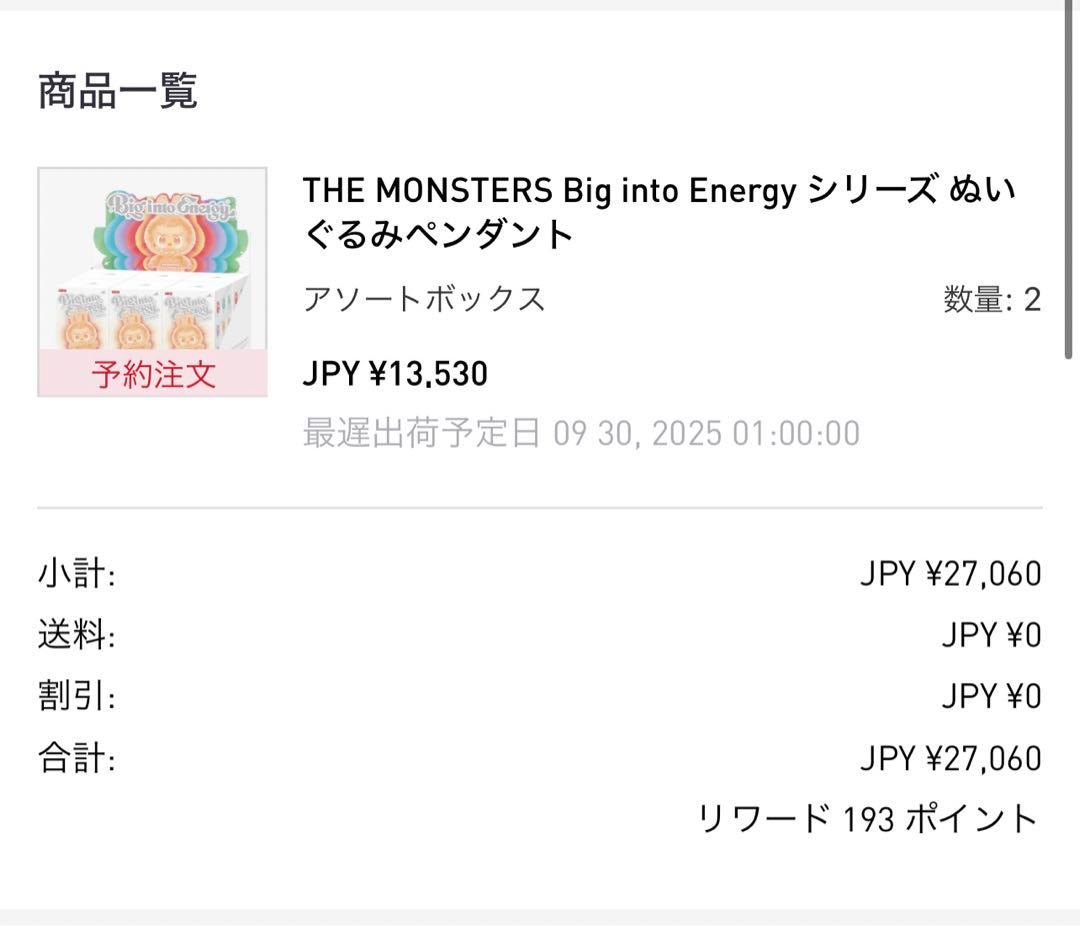 【正規品】6種セット アソート ラブブ Big into Energy＋LOVE