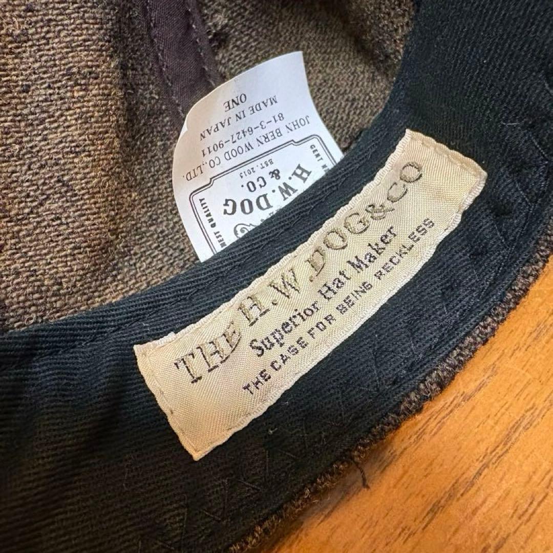 THE H.W.DOG&CO. ウール トラッカーキャップ