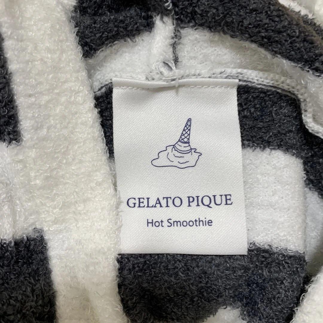 ジェラピケ　ルームウェア　ホットスムーズィー　　セットアップ　上下 F グレー