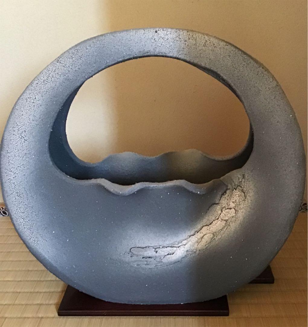 信楽焼 花入れ 置物