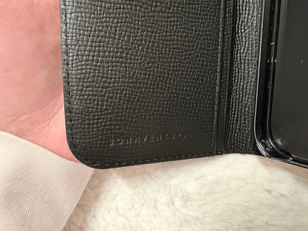 【新品未使用】BONAVENTURA iPhone16pro 手帳型ケース 黒