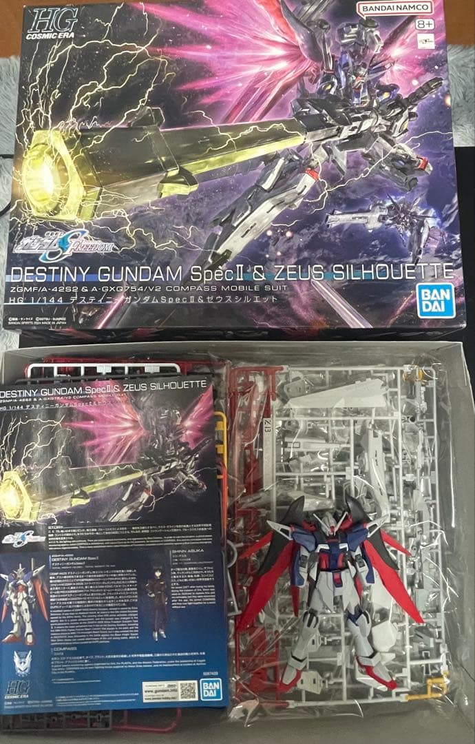 HG デスティニーガンダム Spec II & ゼウスシルエット