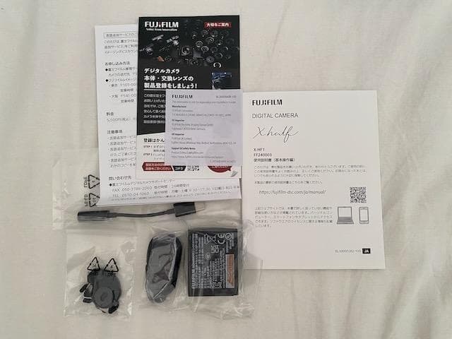 p*u様 【保証書あり、20枚ほどの試し撮り程度】fujifilm x half