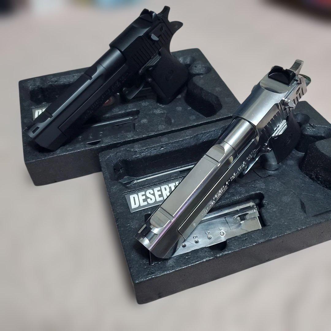 東京マルイ デザートイーグル黒&銀 2丁セット