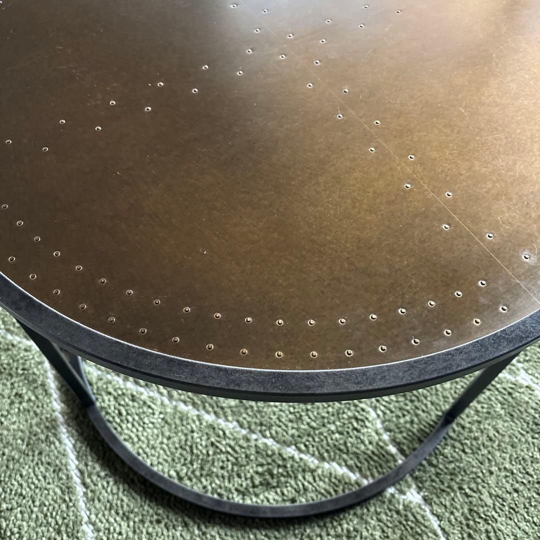 クラッシュゲート　エルマ　サイドテーブル 60cm 真鍮