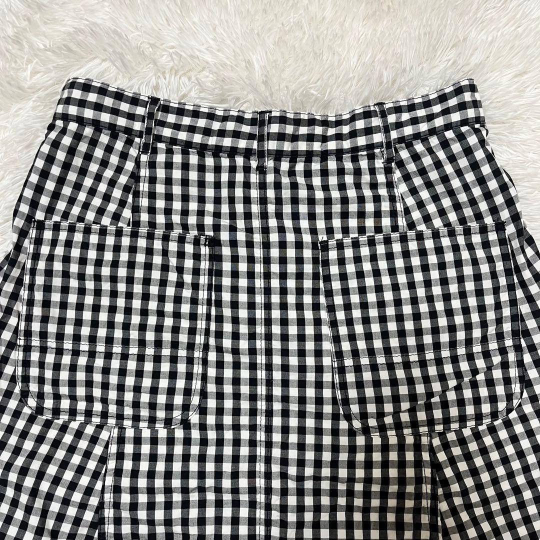 BLACK COMME des GARCONS ギンガムチェック サルエルパンツ